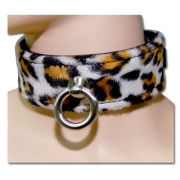 Кляпы, ошейники леопардовый