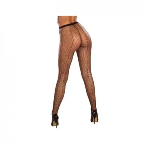 Колготки крупная сетка со швом REN20700100 photo 1