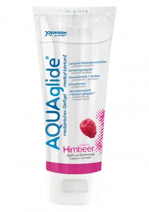 Лубрикант с ароматом малины AquaGlide, 100 мл photo 1