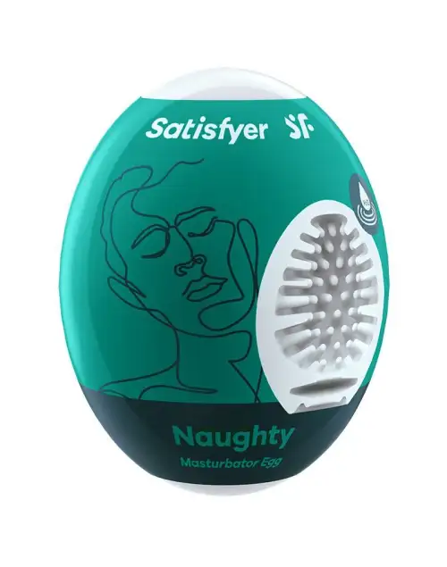 Самосмазывающийся мастурбатор-яйцо Satisfyer Egg Naughty, одноразовый, не требует смазки photo 1