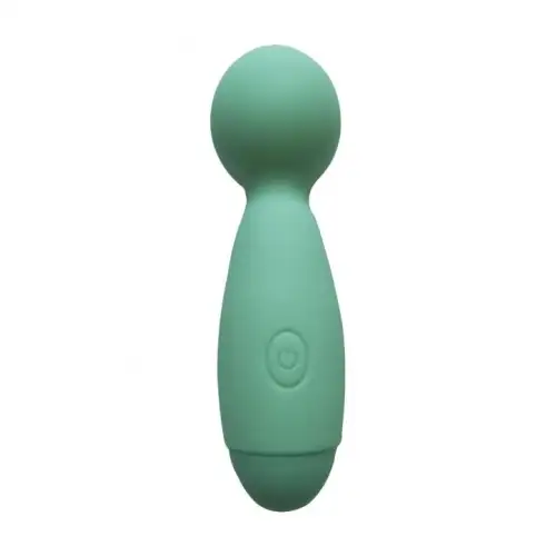 Мини-вибромассажер Wooomy Smally Mini Wand Turquoise photo 1