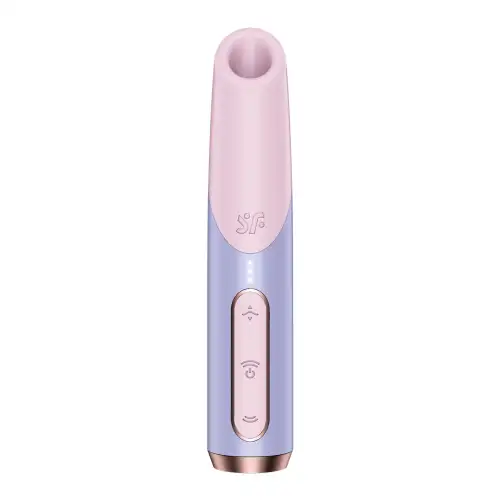 Вакуумный стимулятор Satisfyer Bold Kiss Violet, магнитная технология 3D Air Pulse, 30 режимов работ photo 1