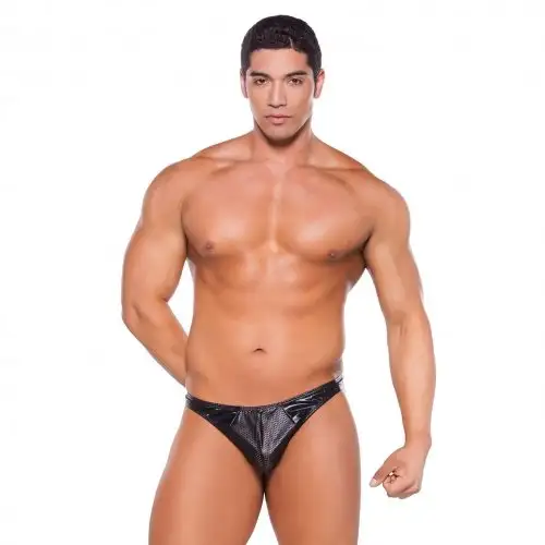 Мужские стринги Wetlook Thong Black Os photo 1