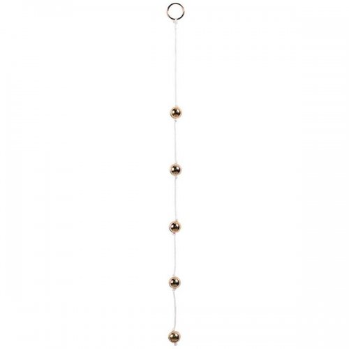 Анальные бусы PLASTIC GOLD ANAL BEADS photo 1