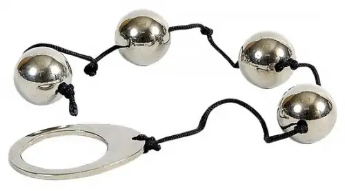 Анальные шарики Heavy Metal , 2 см photo 1