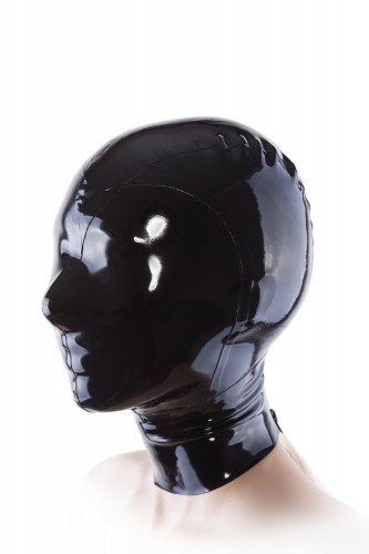 Маска из латекса с молнией сзади Latex Mask With Zipper photo 1