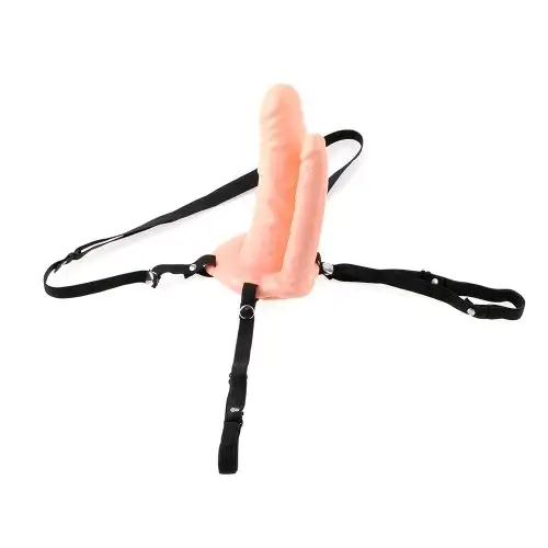 Страпон Fetish Fantasy Double Penetrator Flesh, 15,5x4,3 см photo 1