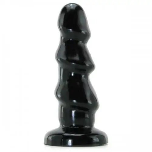 Рифленая анальная пробка WILDFIRE DIRTY 5.5 BLACK photo 1