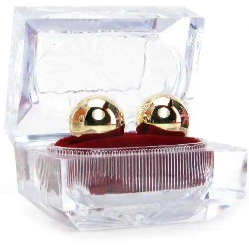Вагинальные шарики BEN WA GOLD BALLS (2см) photo 1