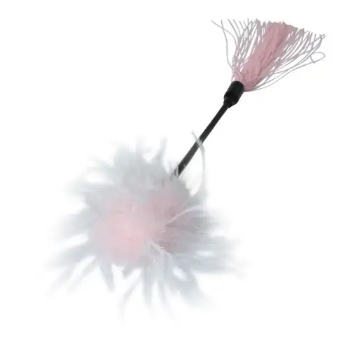 Метелочка Sex And Mischief - Whip & Tickle Pink/White photo 1