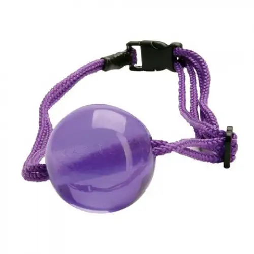 Кляп Japanese Silk Love Rope Ball Gag, Purple  photo 1