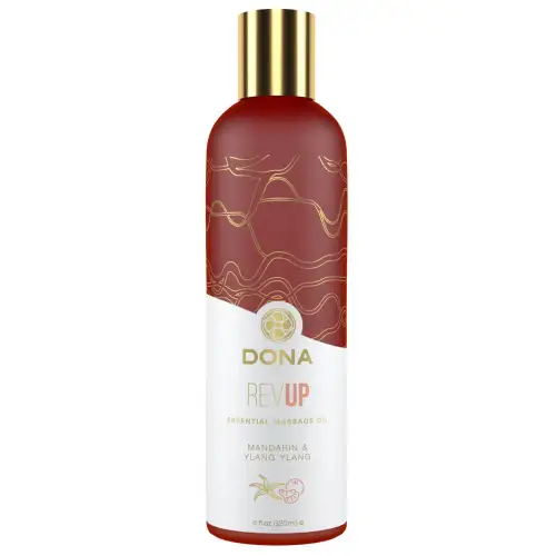 Массажное масло DONA Rev Up - Mandarin & Ylang YIang Essential Massage Oil (120 мл) photo 1