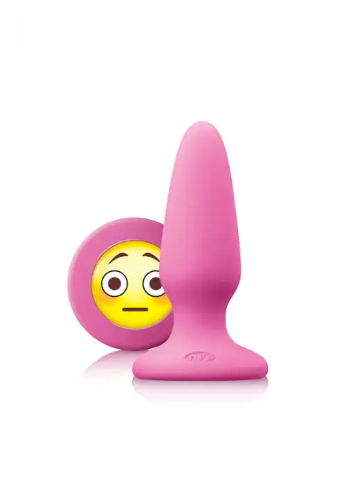 NS Novelties Mojis Plug OMG Medium - средняя анальная пробка, 8х3,7 см photo 1