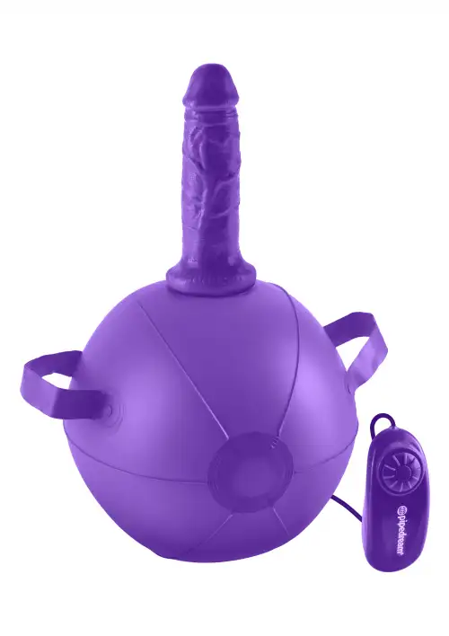 Pipdream Vibrating Mini Sex Ball  - мини шар для секса с вибратором, 15,2х4,1 см photo 1
