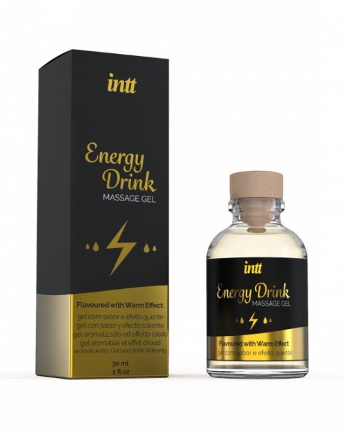 Innt Energy Drink Massage Gel - съедобный массажный гель, 30 мл photo 1