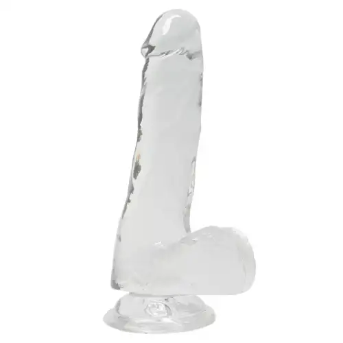 Прозрачный фаллоимитатор Alive Jelly Dildo Pepito, ТПЕ, присоска, диаметр 3,5см, длина 15,5см photo 1