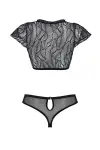 Комплект Passion LEAFA BIKINI black XXL/XXXL - ECO Passion photo 4