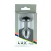 Металлическая анальная пробка Lux Active с розой - Rose Anal Plug - Black, вибропуля в подарок photo 5