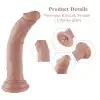 Реалистичный фаллоимитатор для секс-машин Hismith 7.5″ Flexible Silicone Dildo, система KlicLok photo 2