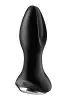 Анальная смарт вибропробка с жемчужным массажем Satisfyer Rotator Plug 2+ Black photo 2