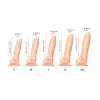 Реалистичный фаллоимитатор Strap-On-Me Sliding Skin Realistic Dildo Vanille - S, эффект подвижной  photo 3