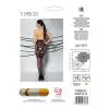 Колготки с открытым доступом, ажурные трусики и подвязки TIOPEN 013 black 1/2 (20/40 den) — Passion photo 6