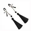 Зажимы для сосков Art of Sex - Nipple clamps Black Tassels photo 2