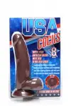 8 Inch Ultra Real Dual Layer Suction Cup Dildo - Medium Skin Tone - фаллоимитатор 18х5 см. photo 6