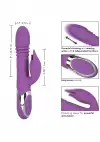 CalExotics Enchanted Kisser - вибратор кролик с толчковыми движениями и вращением, 12,75х3,75 см photo 6