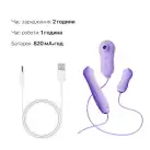 Набор 3в1 Zalo — UNICORN Set Violet, виброяйцо, пульсатор, вакуумный стимулятор photo 5