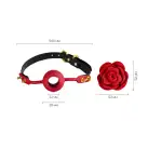 Роскошный кляп в виде розы Zalo - Rose Ball Gag, двойное использование photo 2