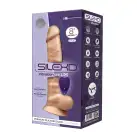 Фаллоимитатор с вибрацией SilexD Vetus Vibro Flesh (MODEL 1 size 8in) + LRS, двухслойный photo 4