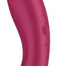 Вакуумный стимулятор с вибрацией Satisfyer Curvy Trinity 1 Red, игрушка 3в1 photo 3