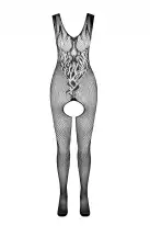 Бодистокинг с крыльями Passion BS098 One Size, red, средняя сетка, открытый доступ photo 3