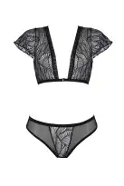 Комплект Passion LEAFA BIKINI black L/XL - ECO Passion photo 3