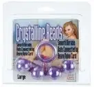 Анальные шарики CRYSTALLINE BEADS PURPLE LARGE photo 3