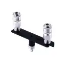 Двойной коннектор для секс-машин Hismith Quick Connector Adapter with Double Head, система KlicLok photo 7