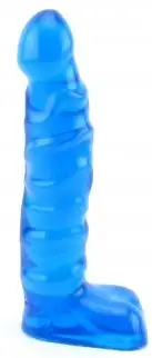 Фаллоимитатор RAGING SLIMLINE COBALT BLUE BALLSY photo 1