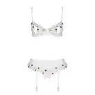 Сексуальный комплект с поясом для чулок LOVELIA SET white XXL/XXXL - Passion photo 5