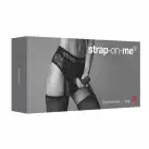 Кружевные трусы для страпона с подвязками для чулок Strap-On-Me DIVA HARNESS, S photo 12