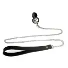 Силиконовая анальная пробка Art of Sex Silicone Anal Plug with Leash size L с поводком Black photo 2