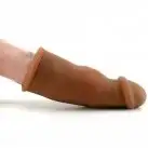 Удлиняющая насадка FUTUROTIC PENIS EXTENDER BROWN photo 2