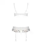Сексуальный комплект с поясом для чулок LOVELIA SET white XXL/XXXL - Passion photo 6