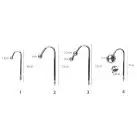 Анальный крюк 4 с ошейником из натуральной кожи Art of Sex - Anal hook, Черный photo 3