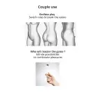 Безремневой вибрострапон с вакуумной стимуляцией Strap-On-Me MULTI ORGASM Black S, регулируемый photo 9