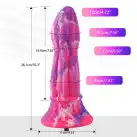 Фаллоимитатор для секс-машин Hismith 10.3″ Silicone Monster Dildo Series, система крепления KlicLok photo 3