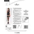 Классические чулки под пояс с широкой резинкой ST001 3/4 bianco - Passion photo 4