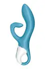 Вибратор кролик с тройным отростком Satisfyer Embrace me Turquoise, 2 мотора, диаметр 3,6 см photo 2