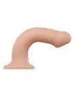 Насадка для страпона Strap-On-Me Dual Density Dildo Flesh L, диаметр 3,7см, двухслойная, гибкая photo 2