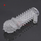 Силиконовая многоразовая насадка на пенис photo 1